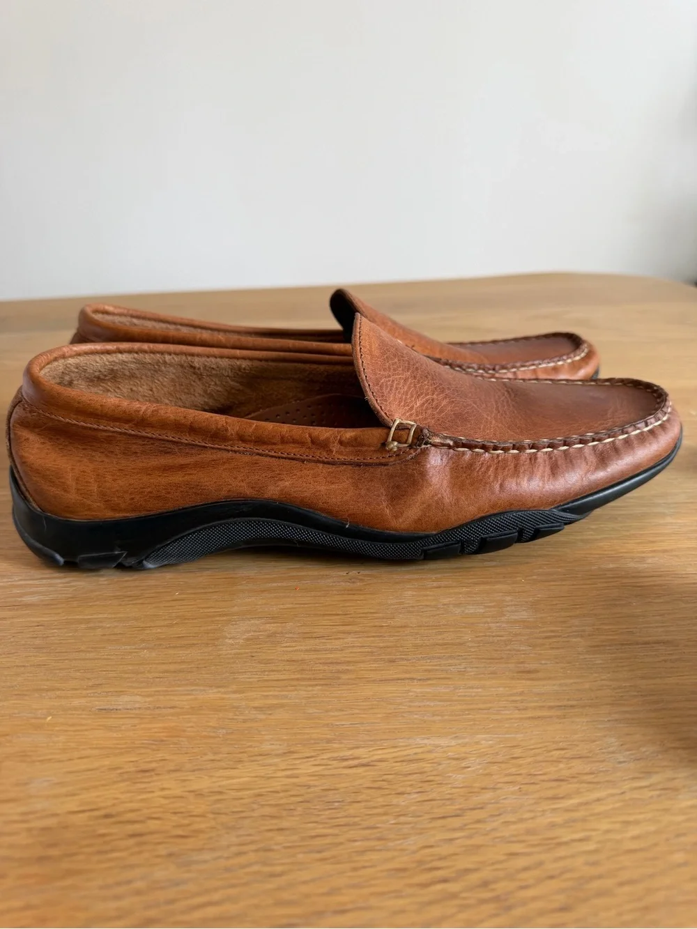 Allen Edmonds El Dorado brown leather Driving MOC Loafers Men’s Size 10 D